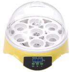 Digital Clear 7 Egg Mini Incubator Chicken Duck Bird Hatcher Built-in Fan
